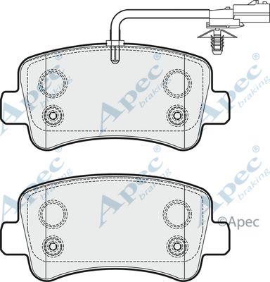 APEC BRAKING Jarrupala, levyjarru PAD1781